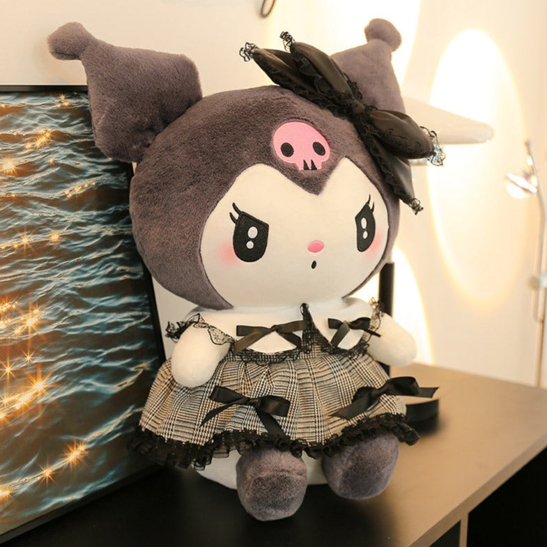 Gothic Kuromi Plush Toy Kawaii Plushie