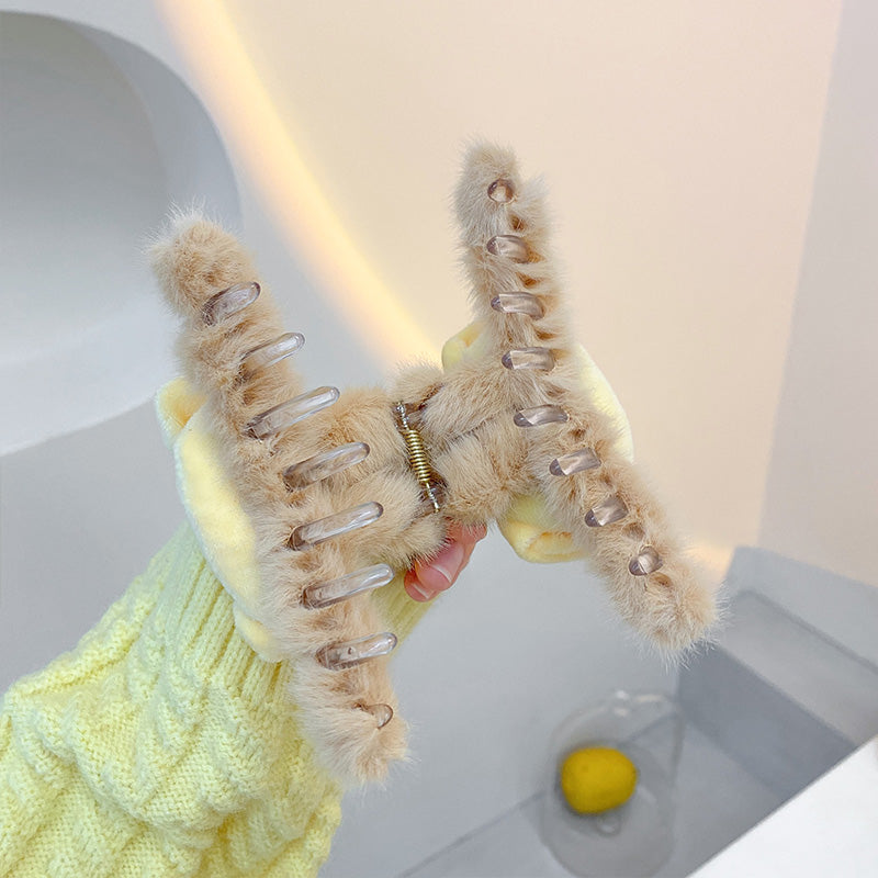 Kawaii Anime Series Plush Hair Clips