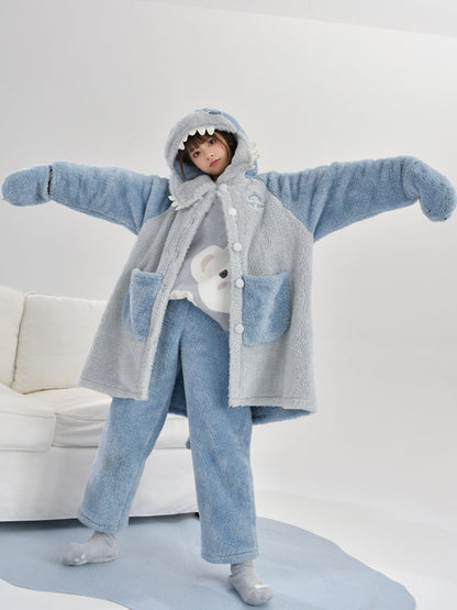 Cozy Shark Pajama Set