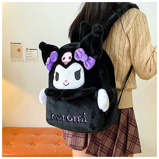 Kuromi Plush Backpack