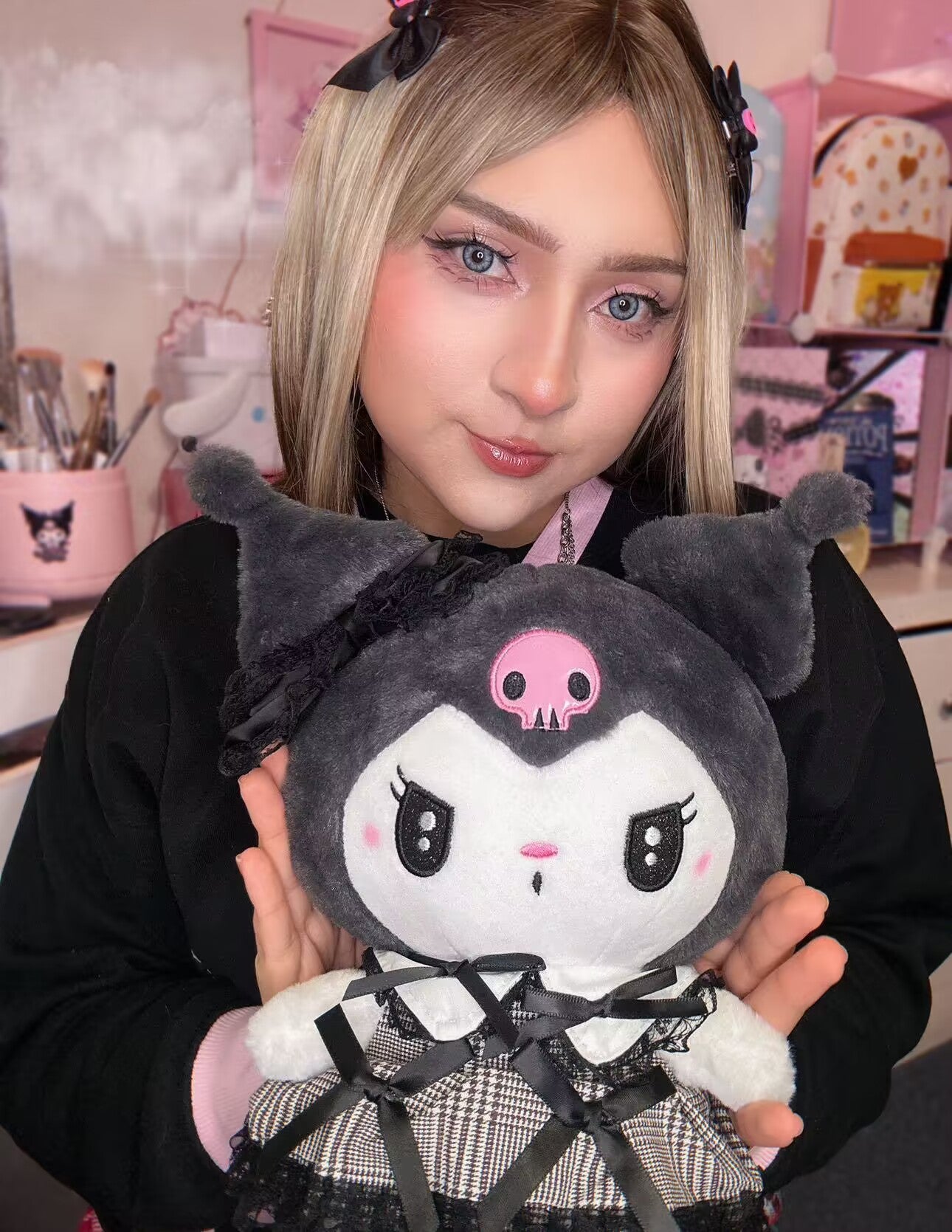 Gothic Kuromi Plush Toy Kawaii Plushie