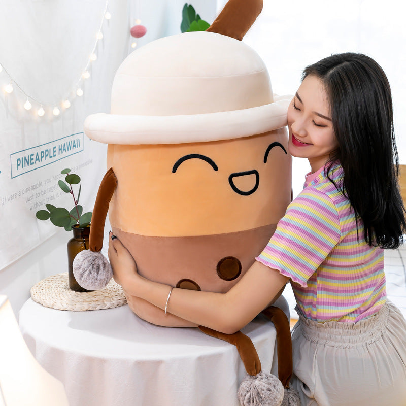 Big Boba Milk Tea Plush Toy