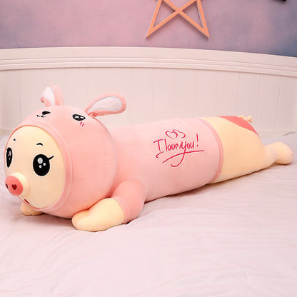 Undercover Pig Long Plush Toy
