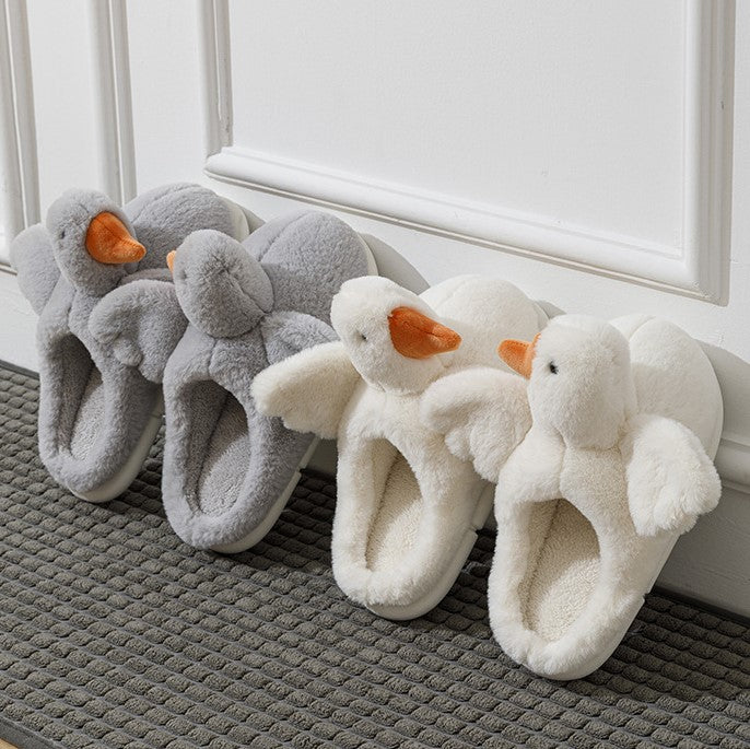 Funny Duck Plush Slippers – Big Squishies
