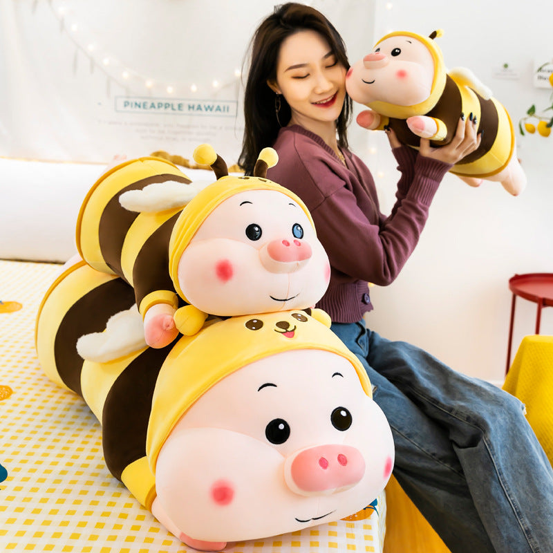 Undercover Pig In Bee Plush Toy