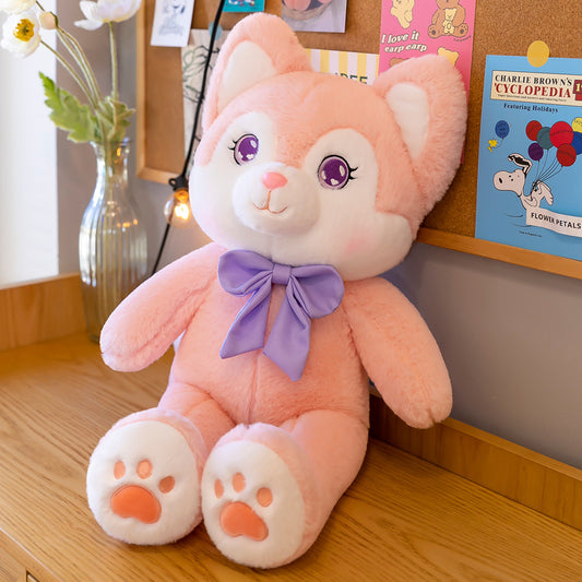 Kawaii Pink Fox Plush Toy