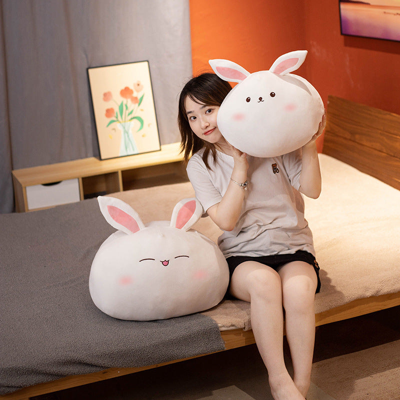 Rabbit Bun Stuffed Animal Plush Cushion