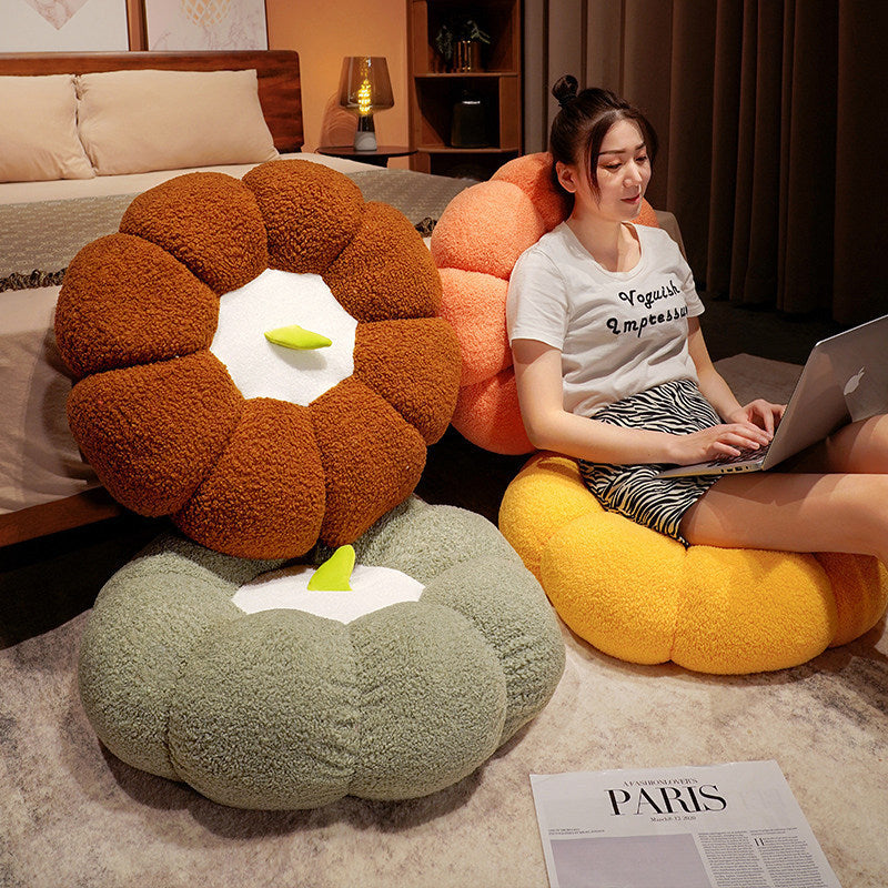 Pumpkin Seat Plush Cushion
