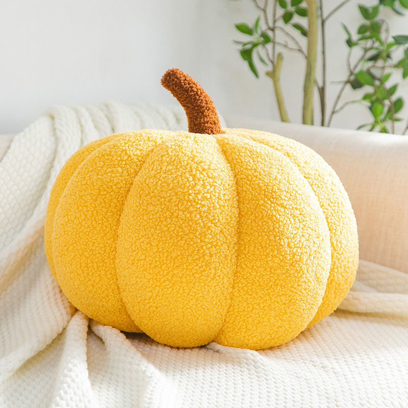 Soft Pumpkin Plush Cushion
