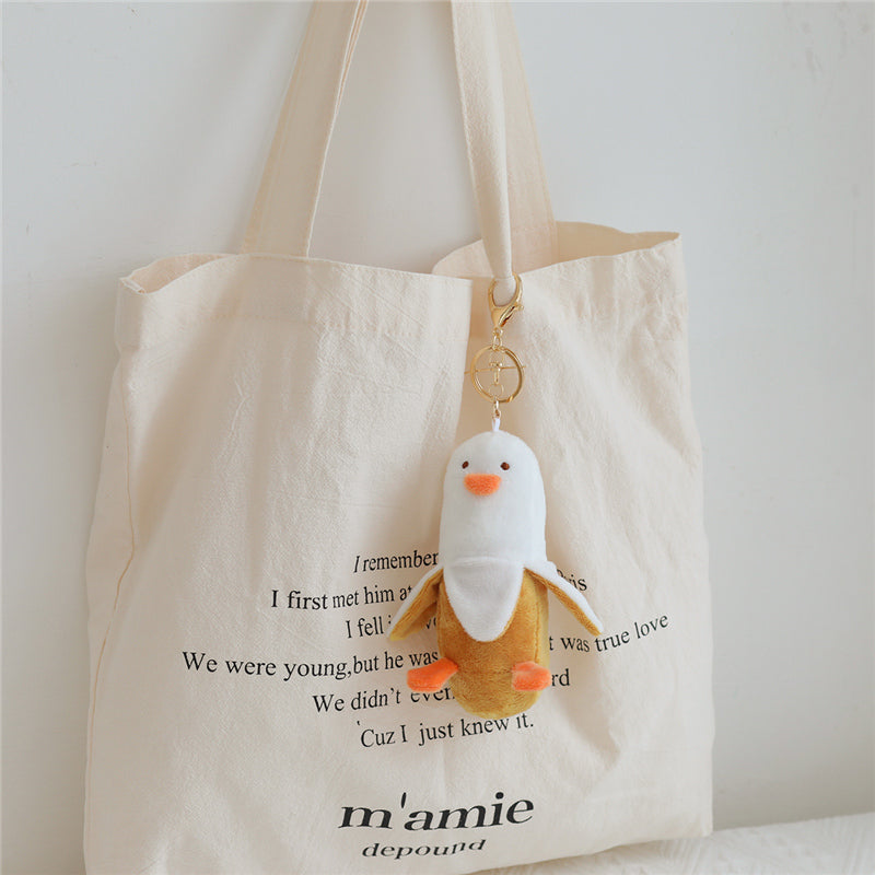 Banana Duck Pendant Keychain