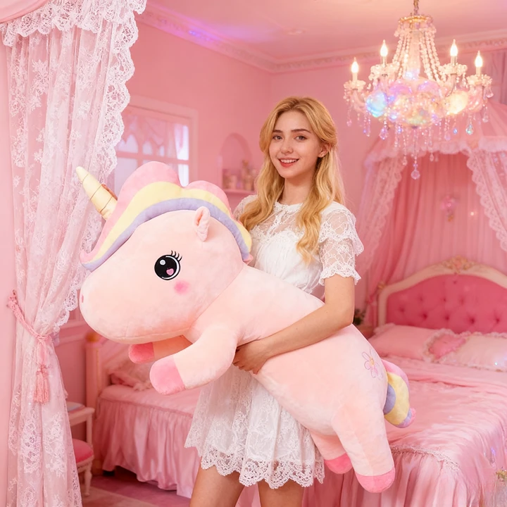 Giant Soft Unicorn Plush Toy