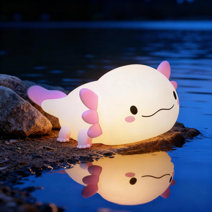 Axolotl Night Light Kawaii Axolotl Light With Soft Glow