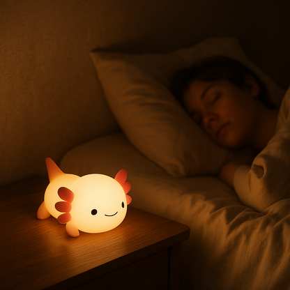 Axolotl Night Light Kawaii Axolotl Light With Soft Glow