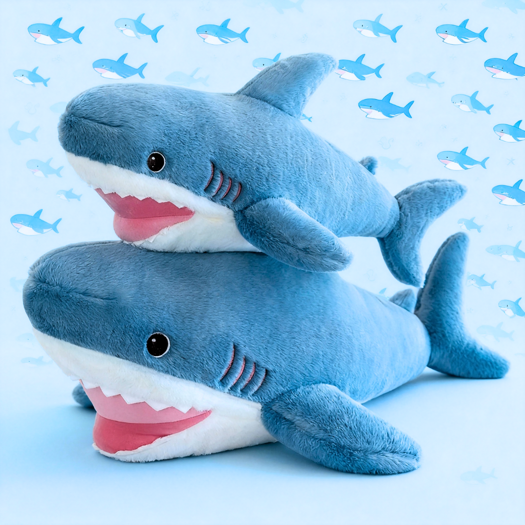 Shark Plush Toy Cute Cuddly Stuffed Shark