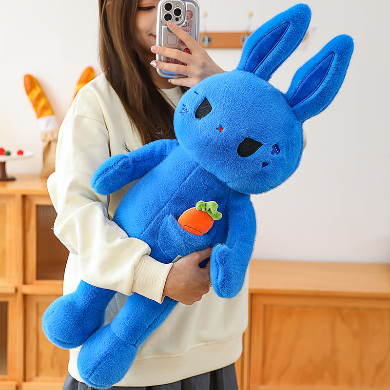 Blue Rabbit Stuffed Animal How to make your own DIY plush toys – Big Squishies
