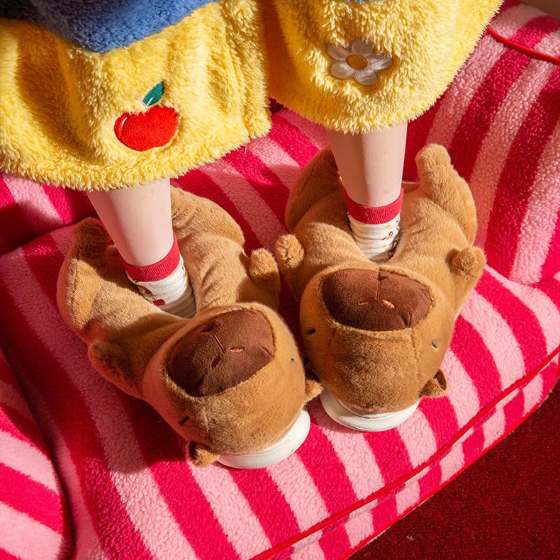 Capybara Slippers Plush Animal Slippers Cozy and Cute