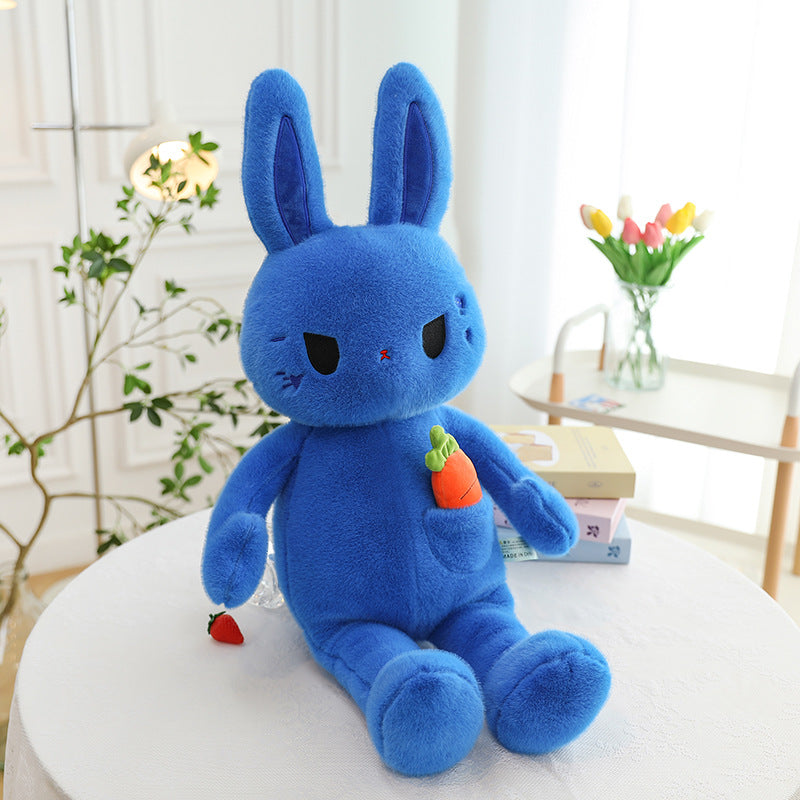 Klein Blue Rabbit Stuffed Animal | Cuddly Bunny Plushie – Big Squishies