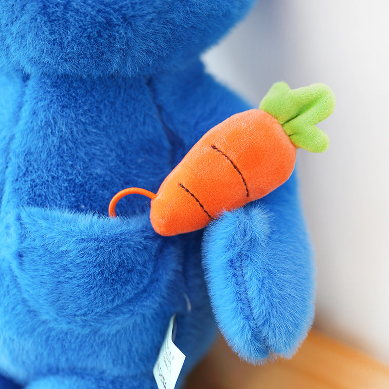 Klein Blue Rabbit Stuffed Animal | Cuddly Bunny Plushie – Big Squishies