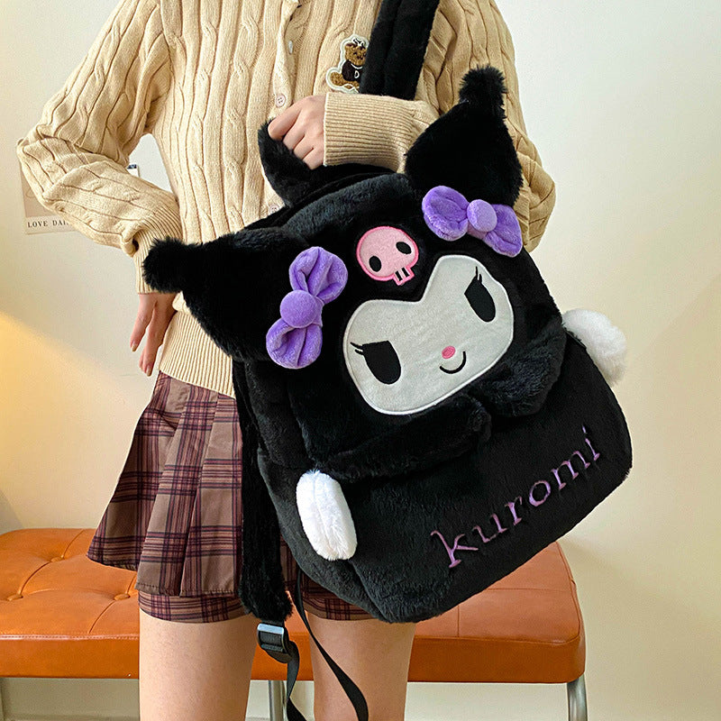 Kuromi Plush Backpack - Main Image