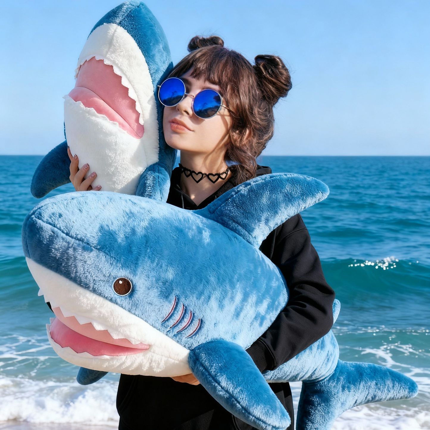 Shark Plush Toy Cute Cuddly Stuffed Shark