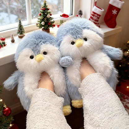Plush Penguin Slippers Kawaii Cute Fluffy Slippers