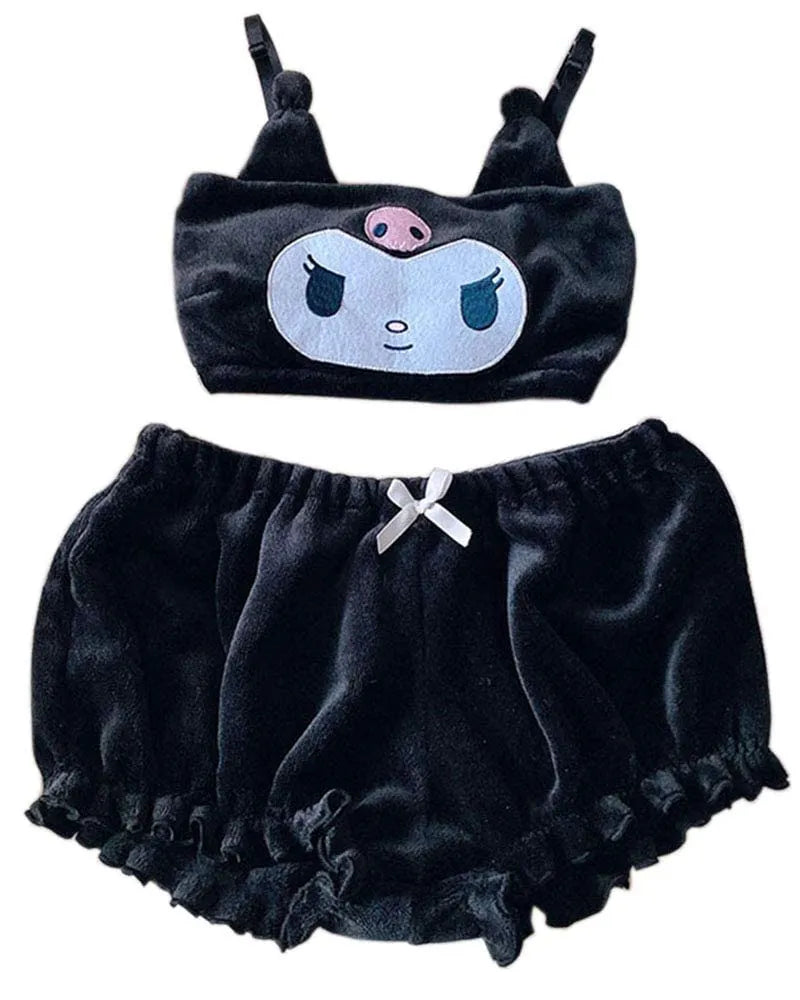 Kuromi Pajama Set Kawaii Ear Pajamas – Big Squishies