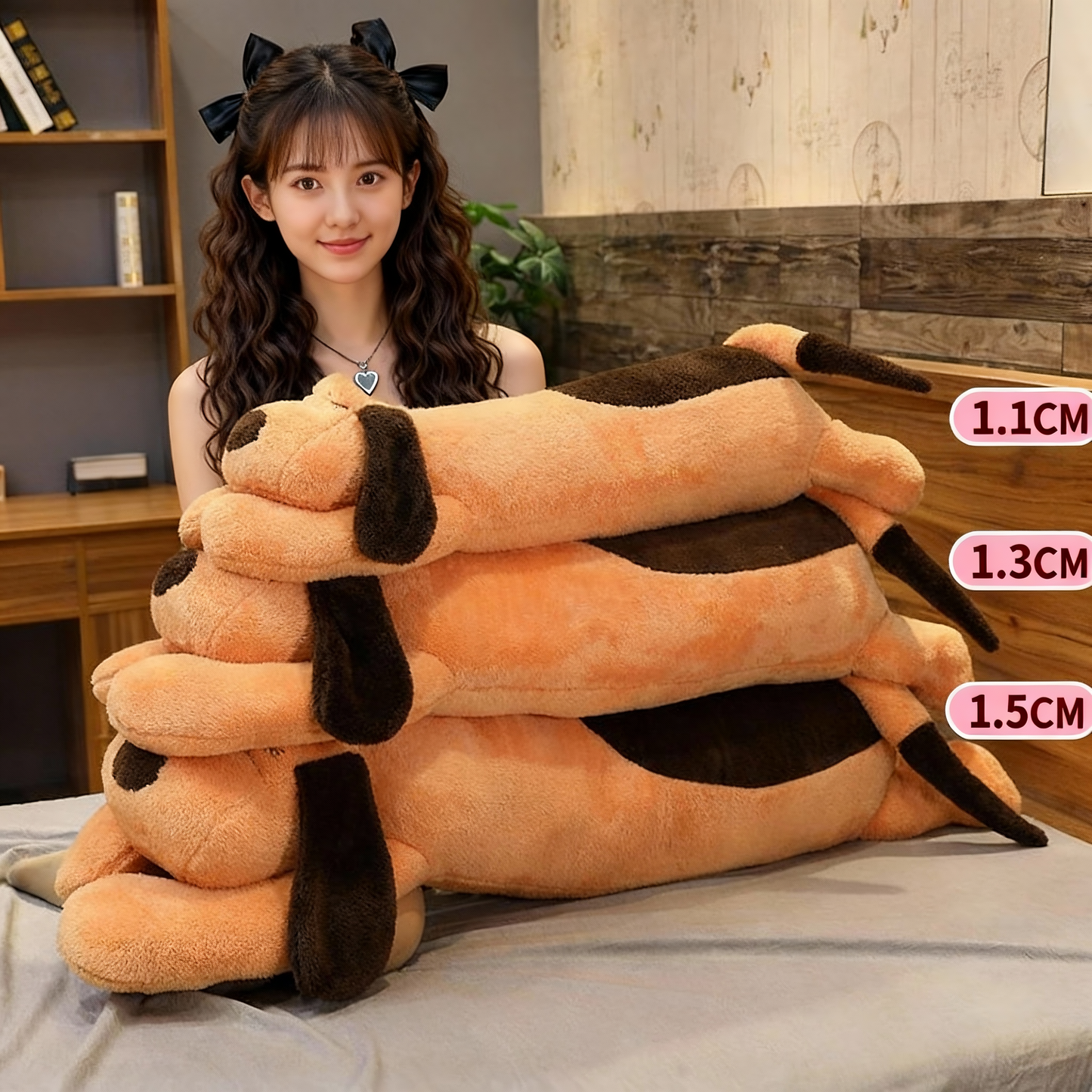 Long Dog Plush Sleepy Cute Puppy Plush Toy