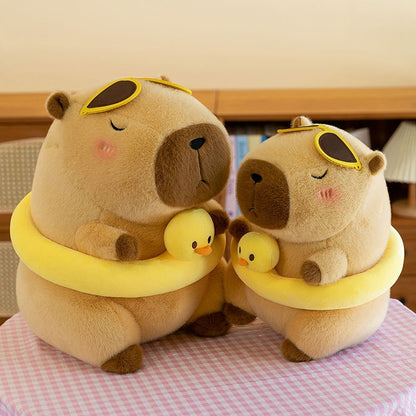 Beach Capybara Plush Beach Theme Plush Toys
