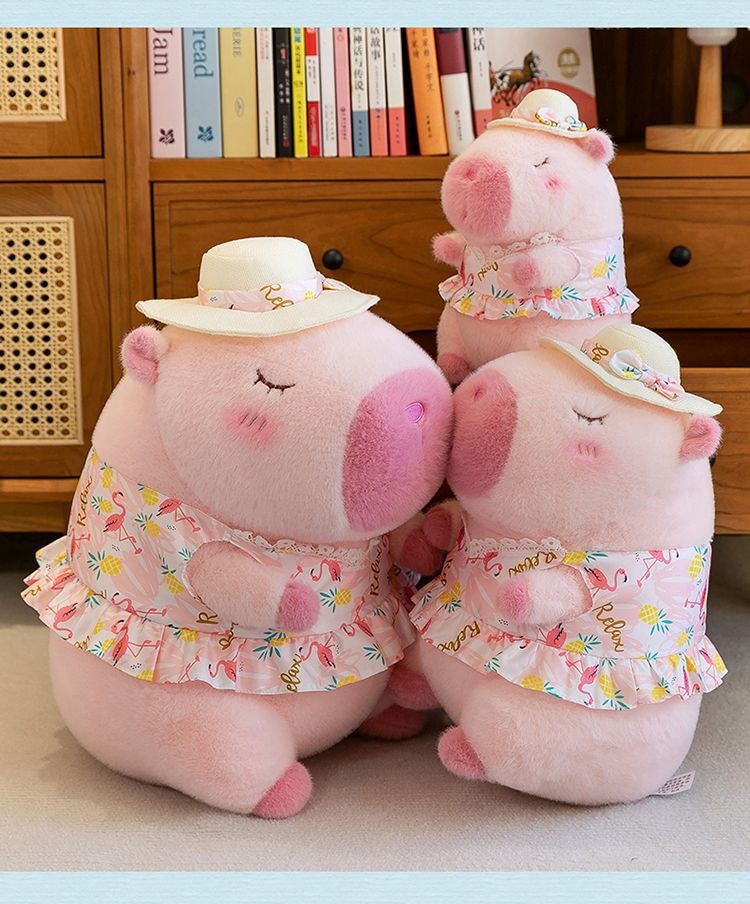 Beach Capybara Plush Beach Theme Plush Toys