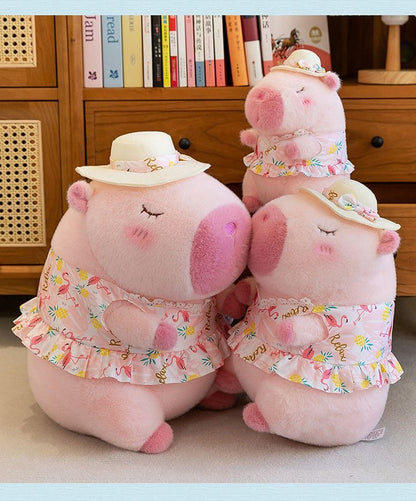 Beach Capybara Plush Beach Theme Plush Toys