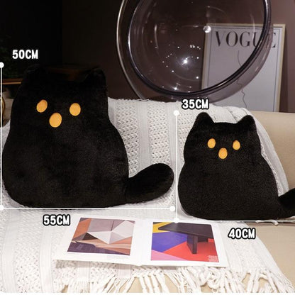 Ghost Cat Plush Pillow