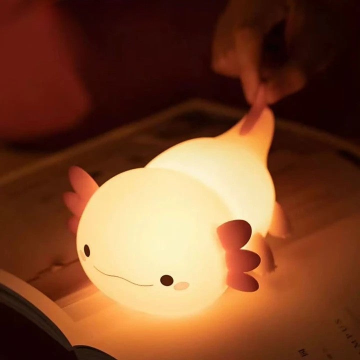 Axolotl Night Light Kawaii Axolotl Light With Soft Glow