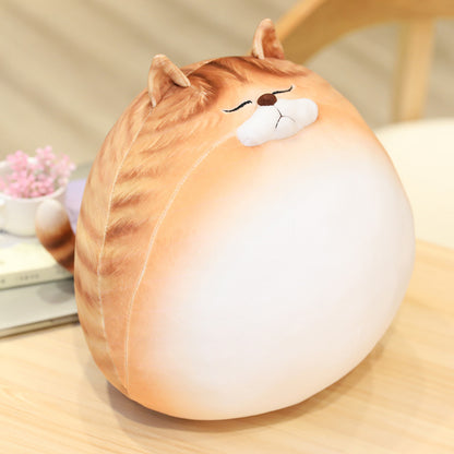 Kawaii Chubby Round Cat Plush Toy