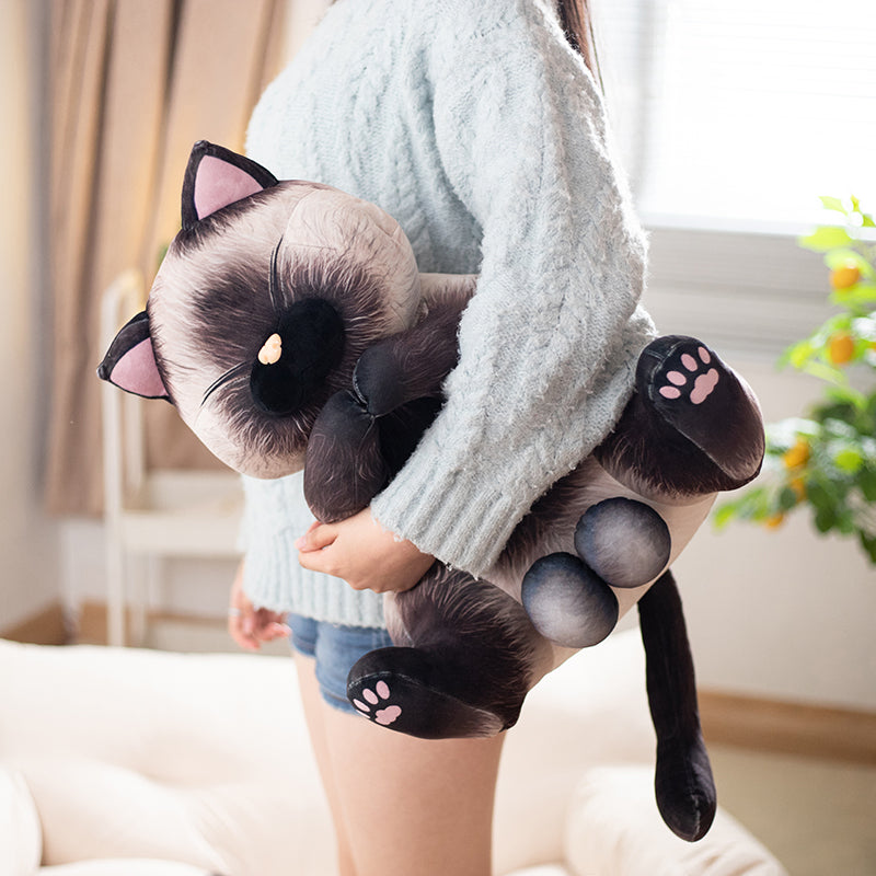 Lifelike Siamese Cats Plush Toy