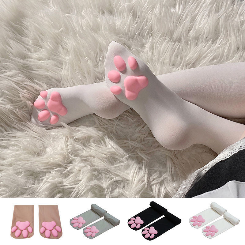 Cat Paw Socks Thigh High