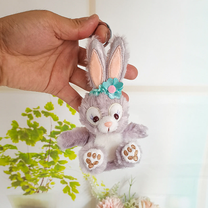 Bunny Plush Pendant Keychain