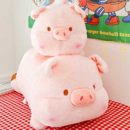 cute pink pig stuffed toy