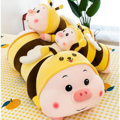 Undercover Pig In Bee Plush Toy