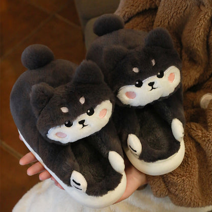 Adorable Raccoon Plush Slippers