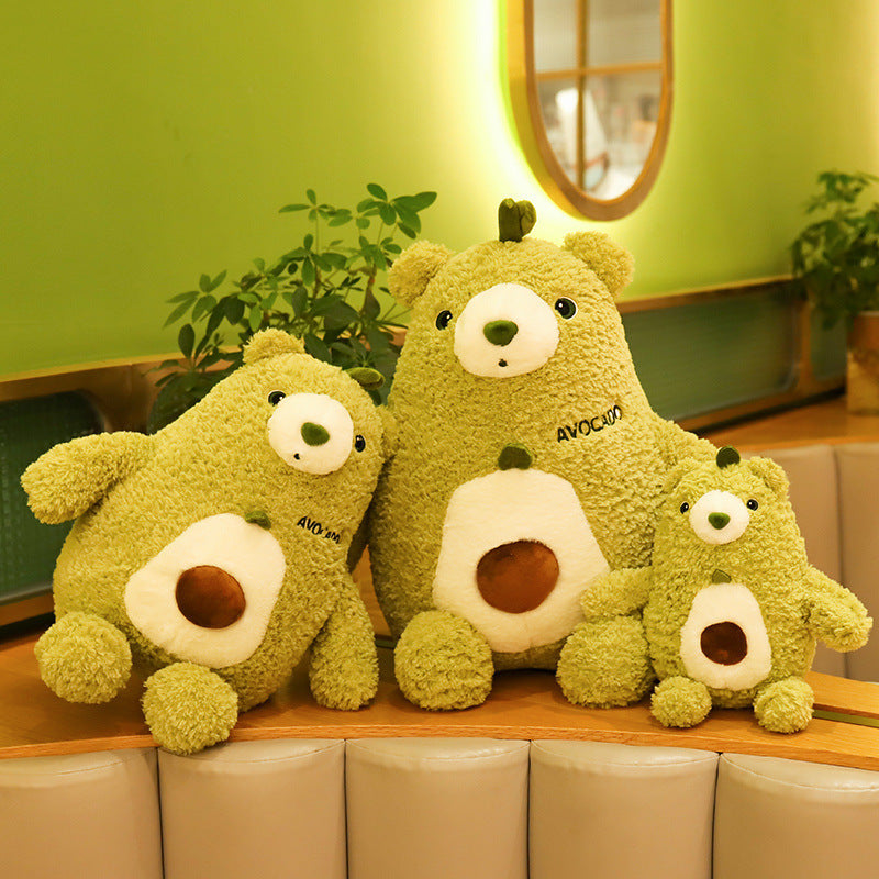 Avocado Bear Plush Stuffed Toy