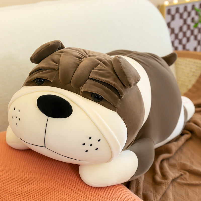 Snuggle Up With A Chubby Pug! Curvaso 39cm Large Sitting Pug Dog Plush Toy - Super Cute Gift
