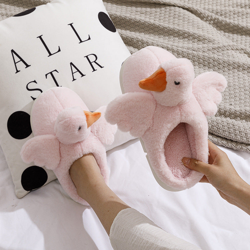 Funny Duck Plush Slippers