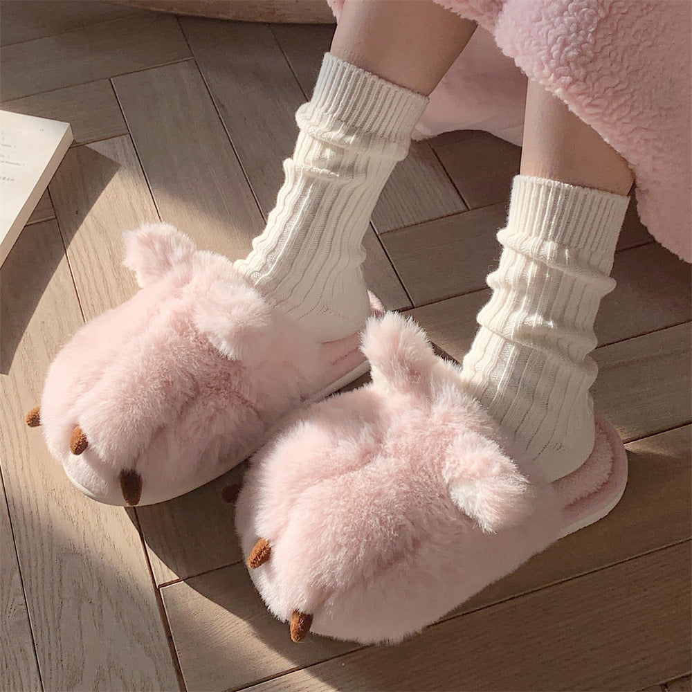 Fluffy Cat Claw Slippers Big Squishies