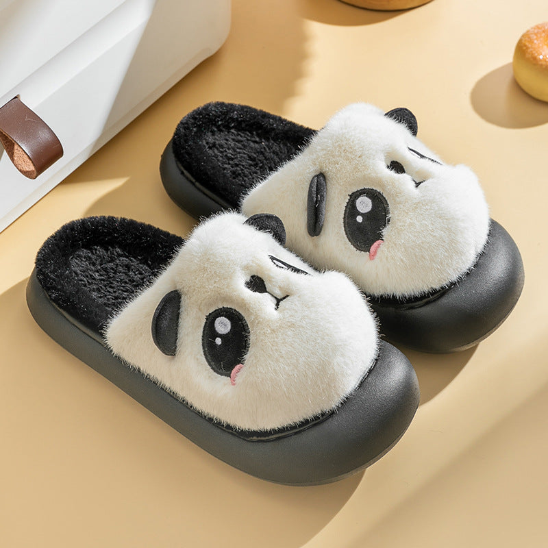 Buy JoJo Maman Bébé Grey Girls' Panda Easy On Slippers from the Next UK  online shop