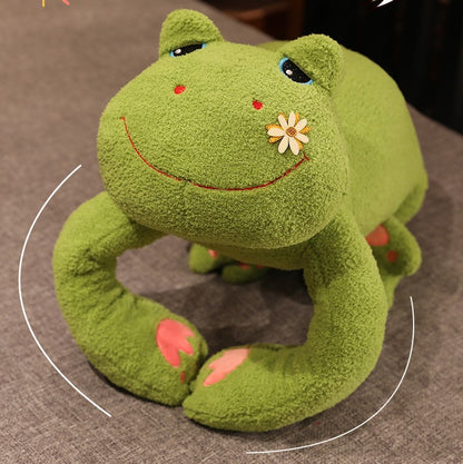 Lying Flat Frog Stuffed Toy