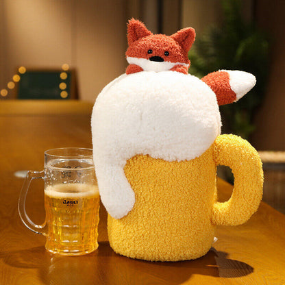 Funky Animal Beer Squishy Toy
