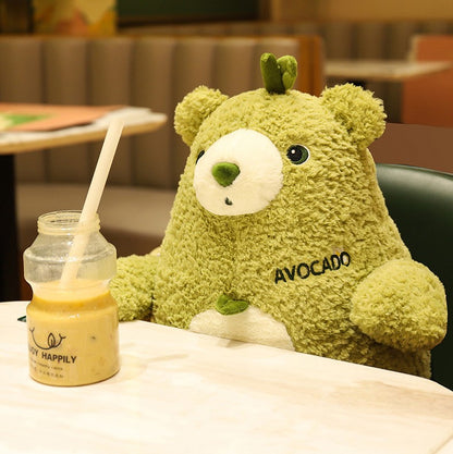 Avocado Bear Plush Stuffed Toy