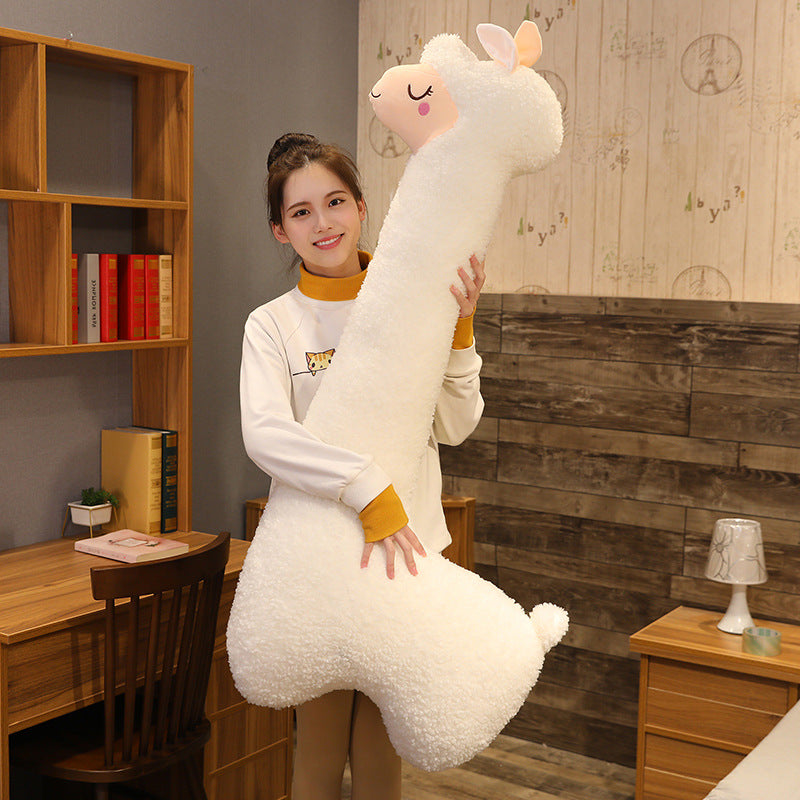 Cute Alpaca Long Stuffed Toy