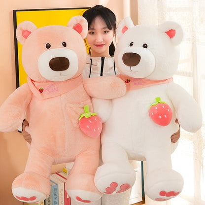 Strawberry Teddy Bear Stuffed Toys
