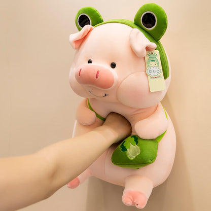 Go To School Pink Piggy Stuffed Toy